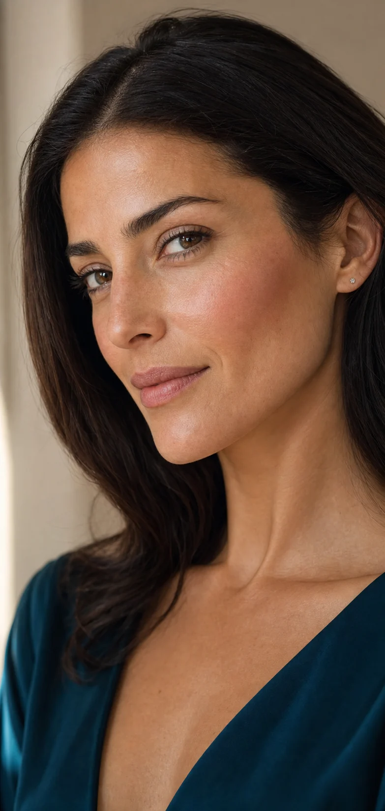 Referencia visual del efecto Blush y Facial Contouring